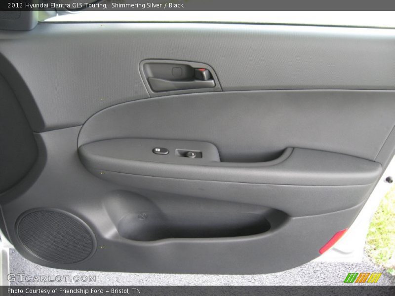Shimmering Silver / Black 2012 Hyundai Elantra GLS Touring
