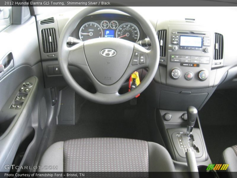 Shimmering Silver / Black 2012 Hyundai Elantra GLS Touring