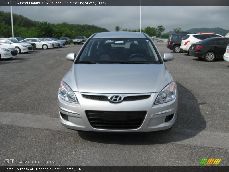 Shimmering Silver / Black 2012 Hyundai Elantra GLS Touring