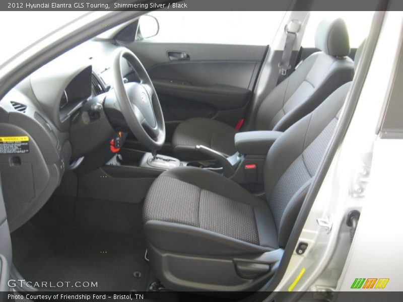 Shimmering Silver / Black 2012 Hyundai Elantra GLS Touring