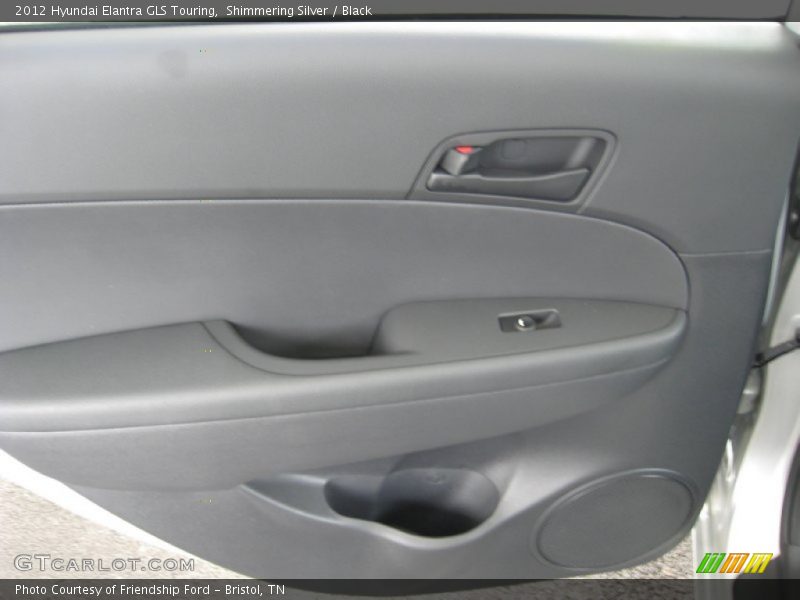 Shimmering Silver / Black 2012 Hyundai Elantra GLS Touring
