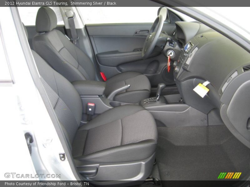 Shimmering Silver / Black 2012 Hyundai Elantra GLS Touring
