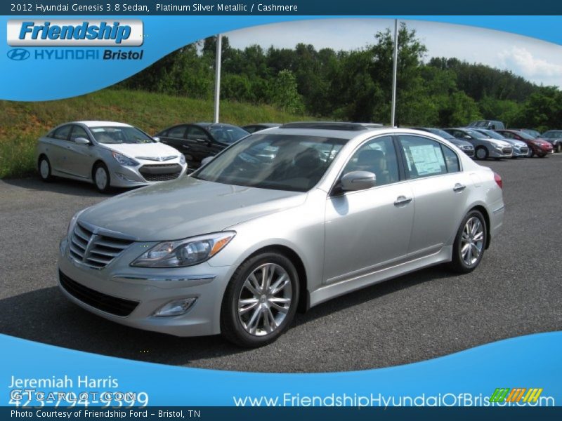 Platinum Silver Metallic / Cashmere 2012 Hyundai Genesis 3.8 Sedan