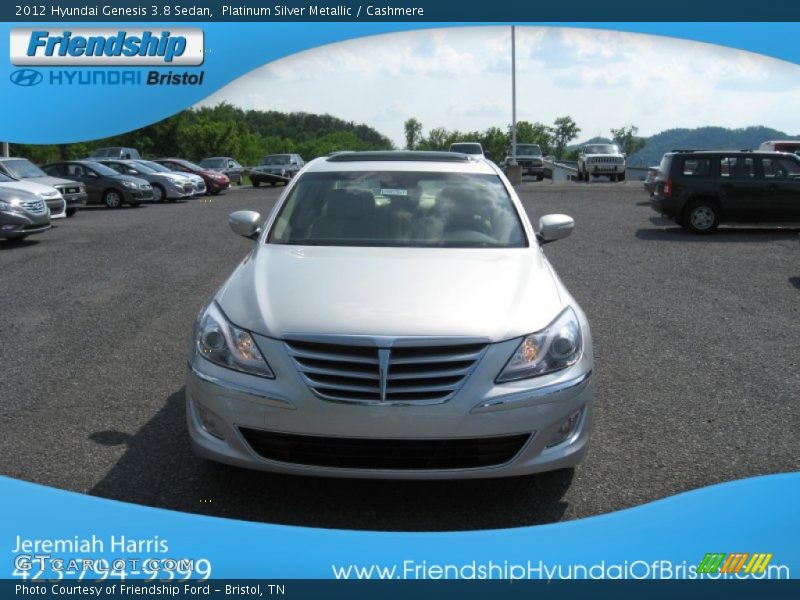 Platinum Silver Metallic / Cashmere 2012 Hyundai Genesis 3.8 Sedan