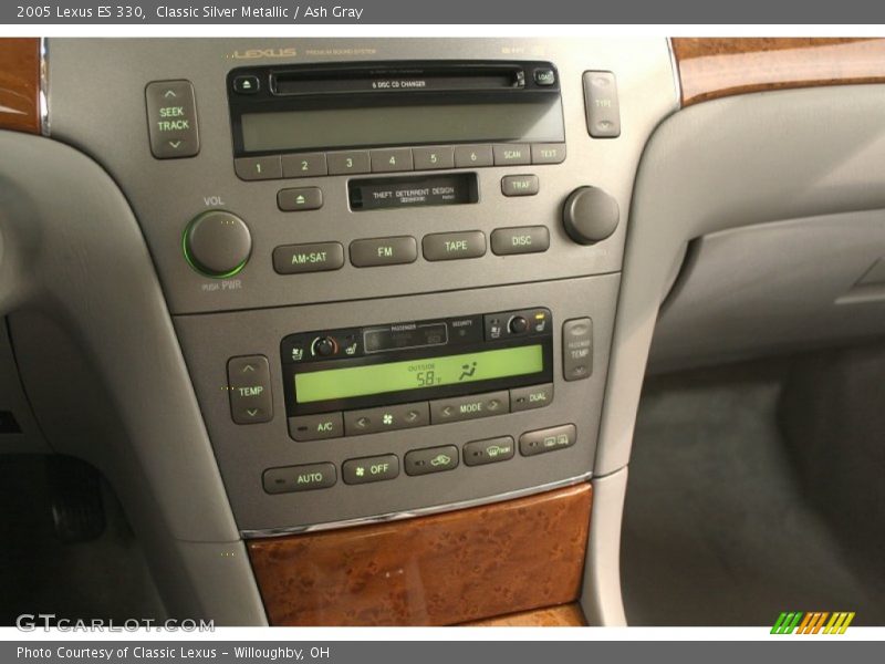 Classic Silver Metallic / Ash Gray 2005 Lexus ES 330