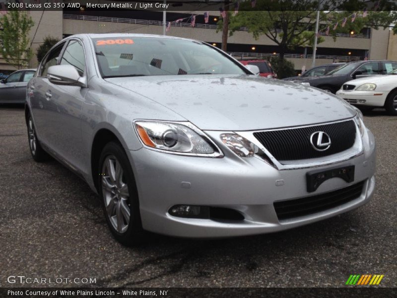 Mercury Metallic / Light Gray 2008 Lexus GS 350 AWD