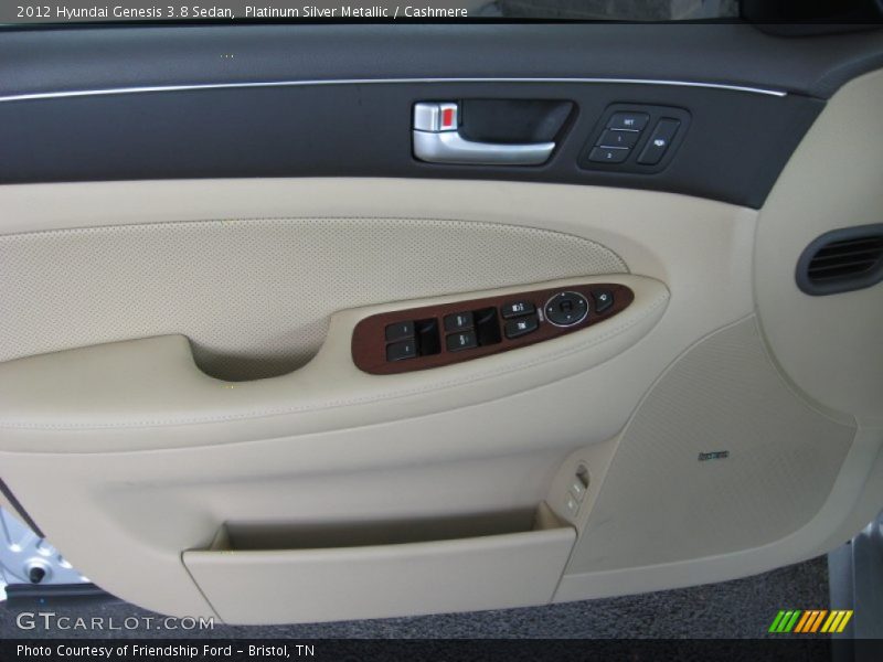 Platinum Silver Metallic / Cashmere 2012 Hyundai Genesis 3.8 Sedan