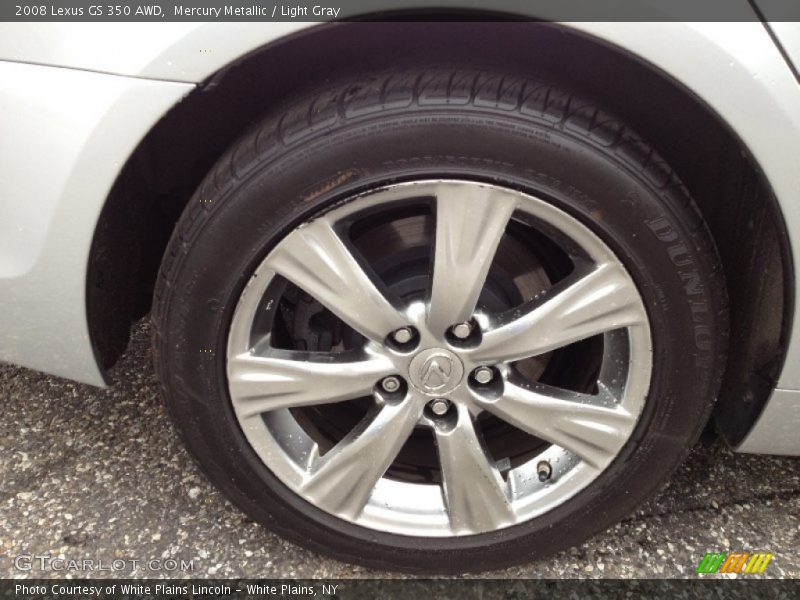 Mercury Metallic / Light Gray 2008 Lexus GS 350 AWD