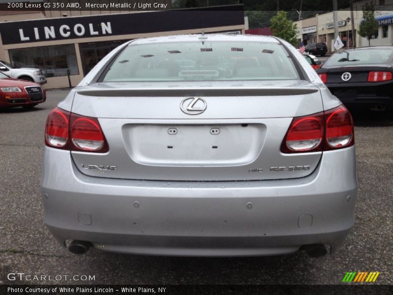 Mercury Metallic / Light Gray 2008 Lexus GS 350 AWD