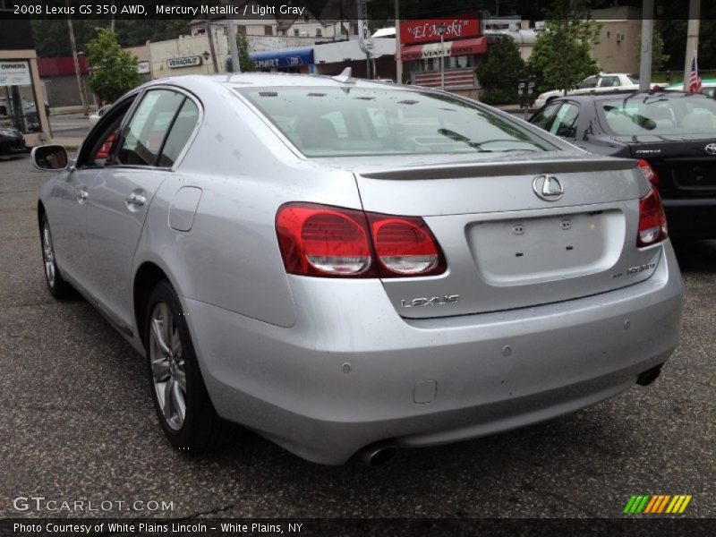 Mercury Metallic / Light Gray 2008 Lexus GS 350 AWD