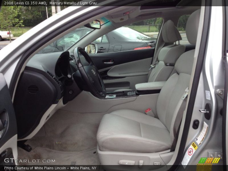 Mercury Metallic / Light Gray 2008 Lexus GS 350 AWD