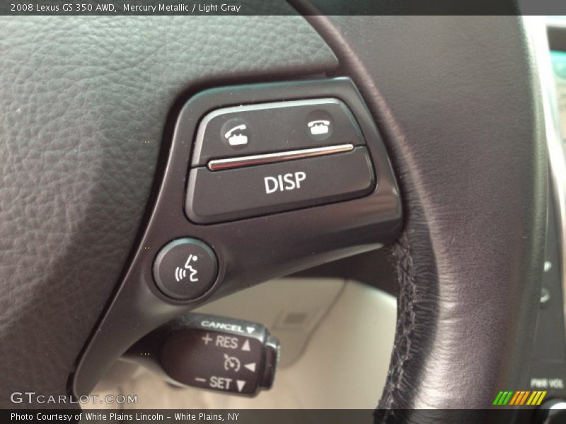 Mercury Metallic / Light Gray 2008 Lexus GS 350 AWD