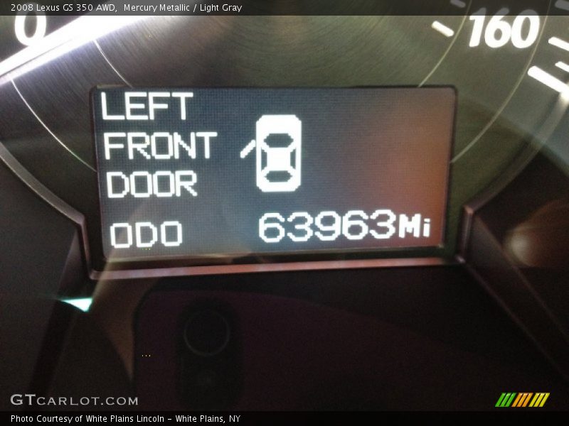 Mercury Metallic / Light Gray 2008 Lexus GS 350 AWD