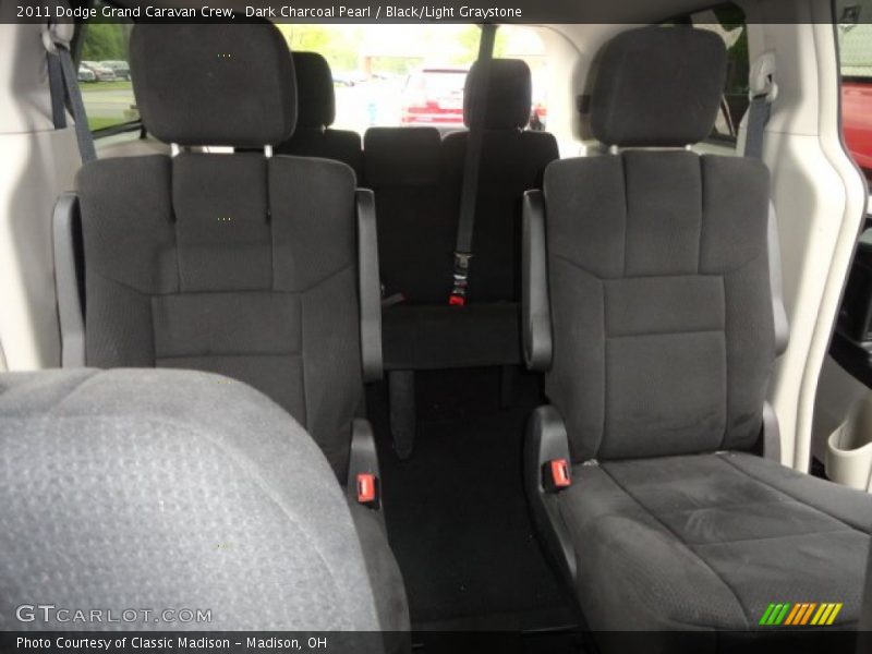 Dark Charcoal Pearl / Black/Light Graystone 2011 Dodge Grand Caravan Crew