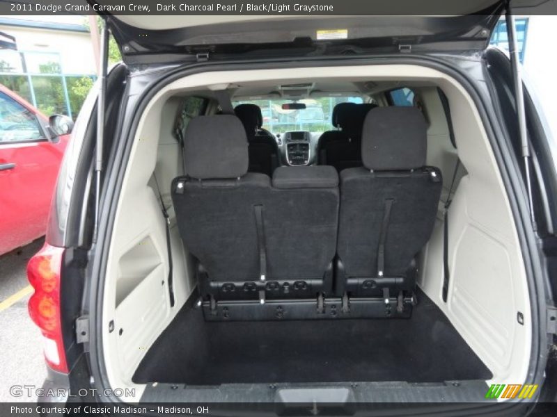 Dark Charcoal Pearl / Black/Light Graystone 2011 Dodge Grand Caravan Crew