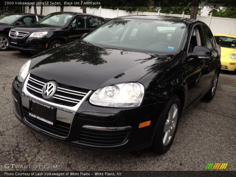Black Uni / Anthracite 2009 Volkswagen Jetta SE Sedan