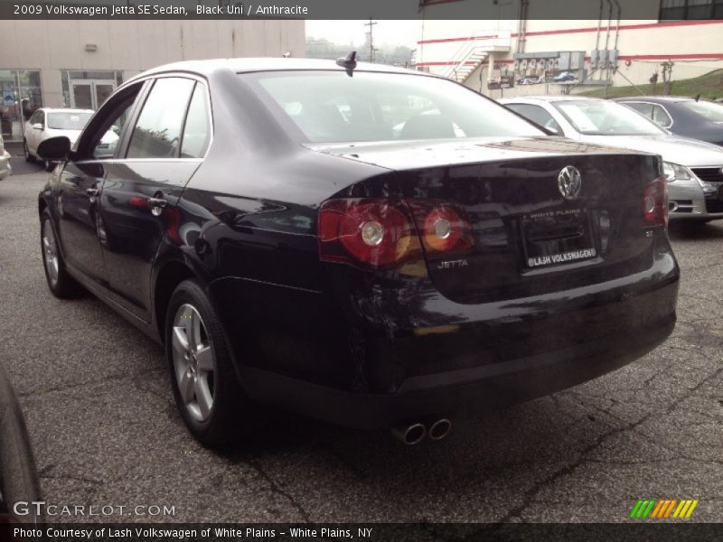 Black Uni / Anthracite 2009 Volkswagen Jetta SE Sedan