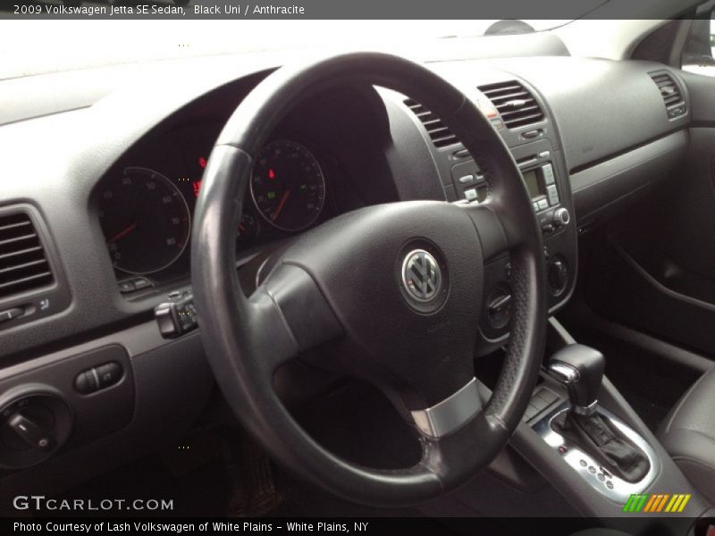 Black Uni / Anthracite 2009 Volkswagen Jetta SE Sedan