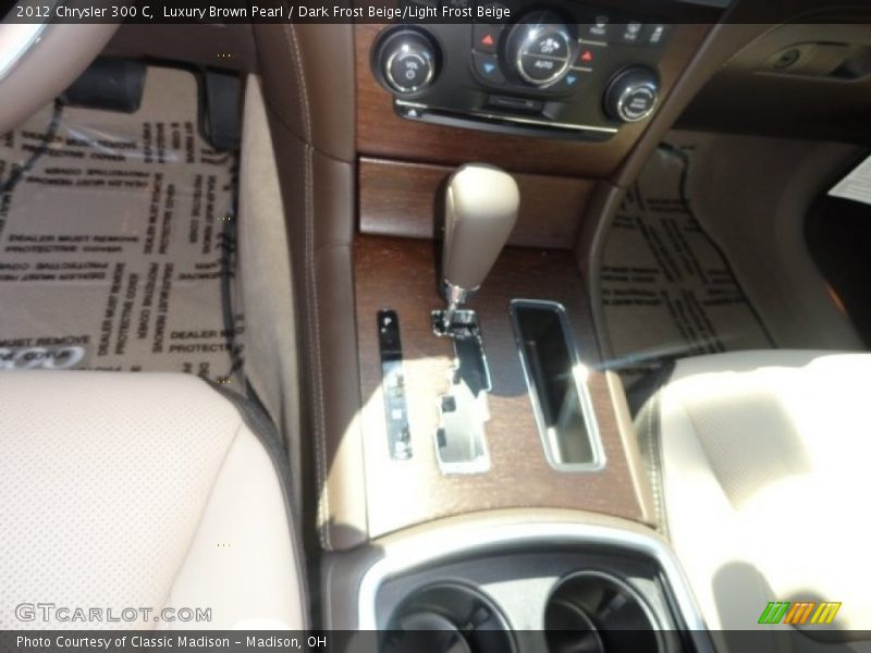 Luxury Brown Pearl / Dark Frost Beige/Light Frost Beige 2012 Chrysler 300 C