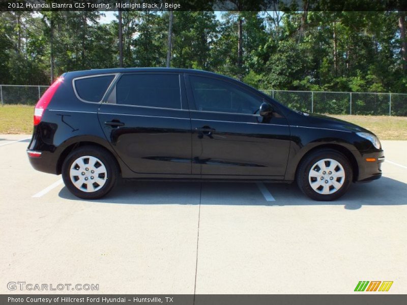 Midnight Black / Beige 2012 Hyundai Elantra GLS Touring