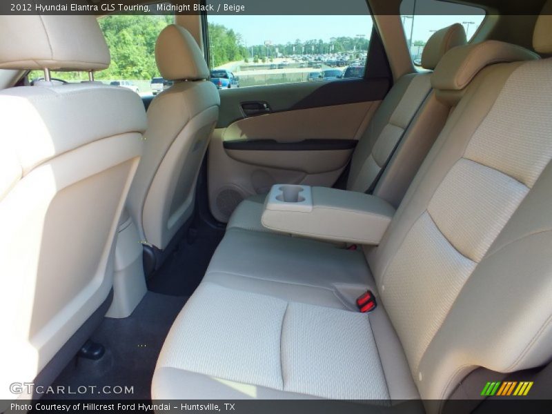 Midnight Black / Beige 2012 Hyundai Elantra GLS Touring