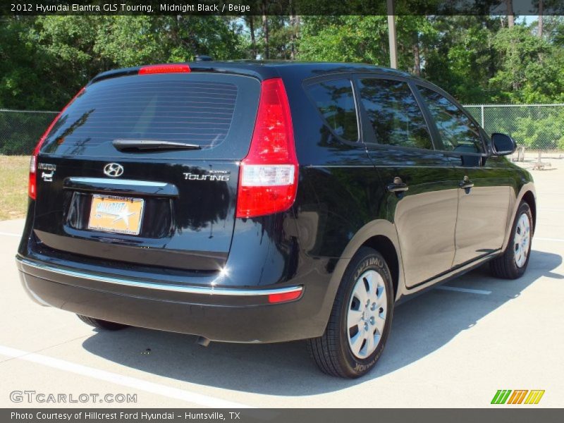 Midnight Black / Beige 2012 Hyundai Elantra GLS Touring