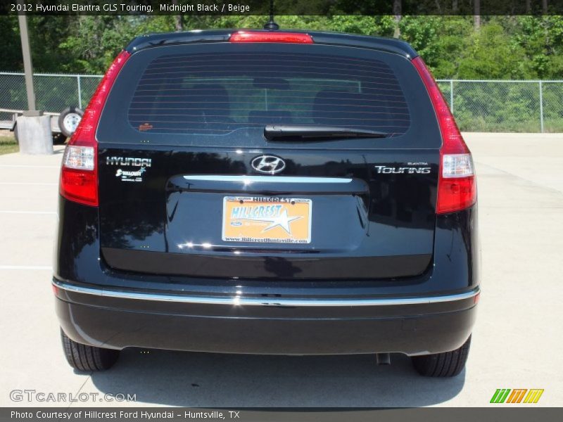 Midnight Black / Beige 2012 Hyundai Elantra GLS Touring