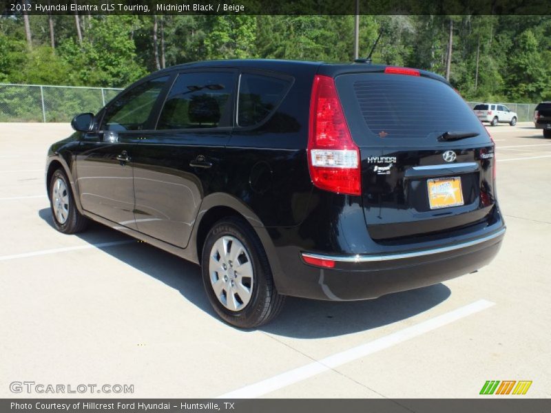 Midnight Black / Beige 2012 Hyundai Elantra GLS Touring