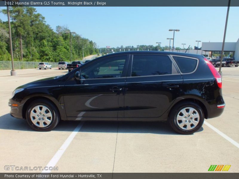 Midnight Black / Beige 2012 Hyundai Elantra GLS Touring