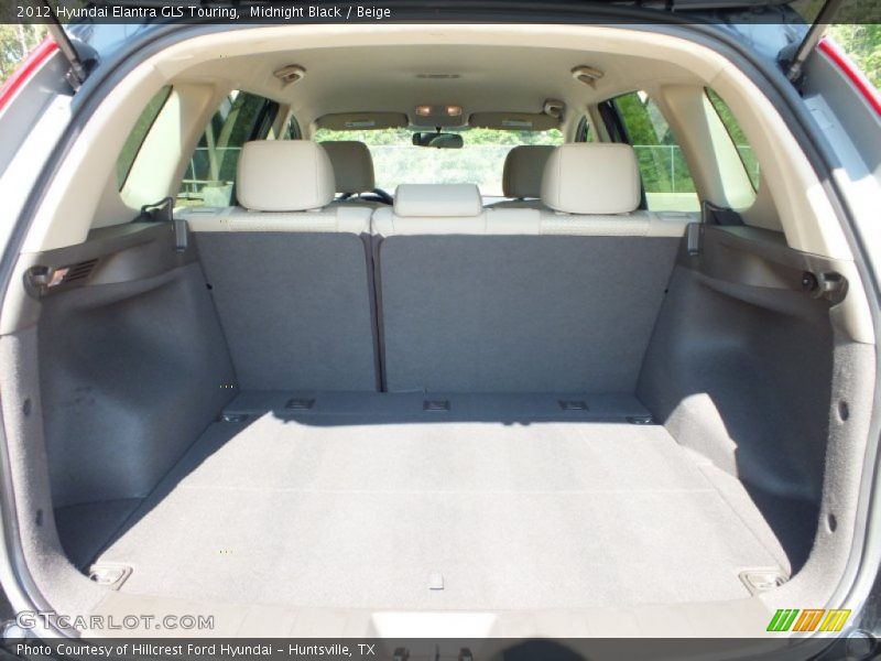 Midnight Black / Beige 2012 Hyundai Elantra GLS Touring