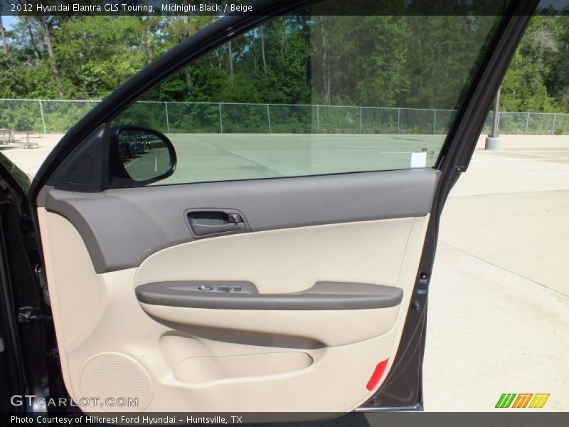 Midnight Black / Beige 2012 Hyundai Elantra GLS Touring