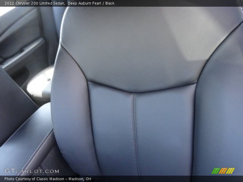 Deep Auburn Pearl / Black 2012 Chrysler 200 Limited Sedan
