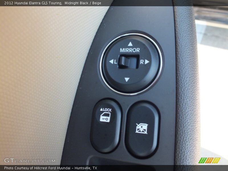 Midnight Black / Beige 2012 Hyundai Elantra GLS Touring