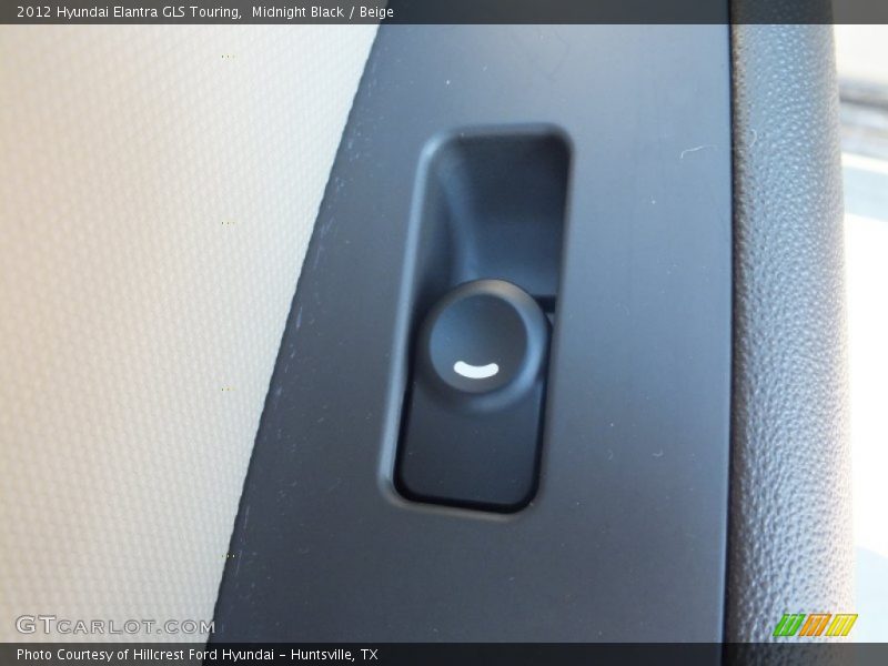 Midnight Black / Beige 2012 Hyundai Elantra GLS Touring