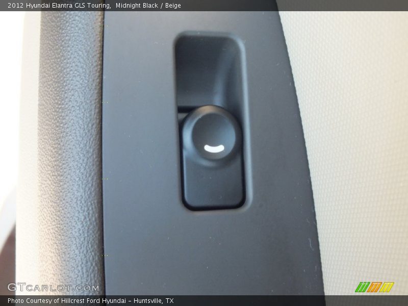 Midnight Black / Beige 2012 Hyundai Elantra GLS Touring