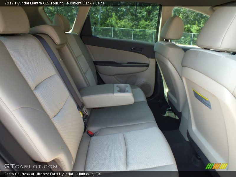 Midnight Black / Beige 2012 Hyundai Elantra GLS Touring