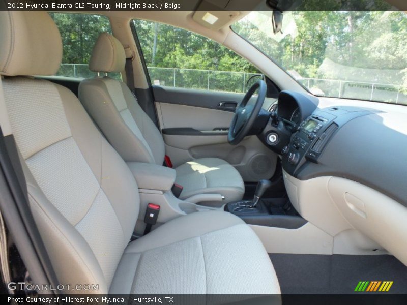 Midnight Black / Beige 2012 Hyundai Elantra GLS Touring