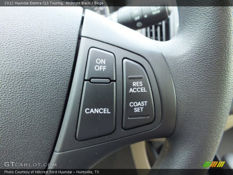 Midnight Black / Beige 2012 Hyundai Elantra GLS Touring