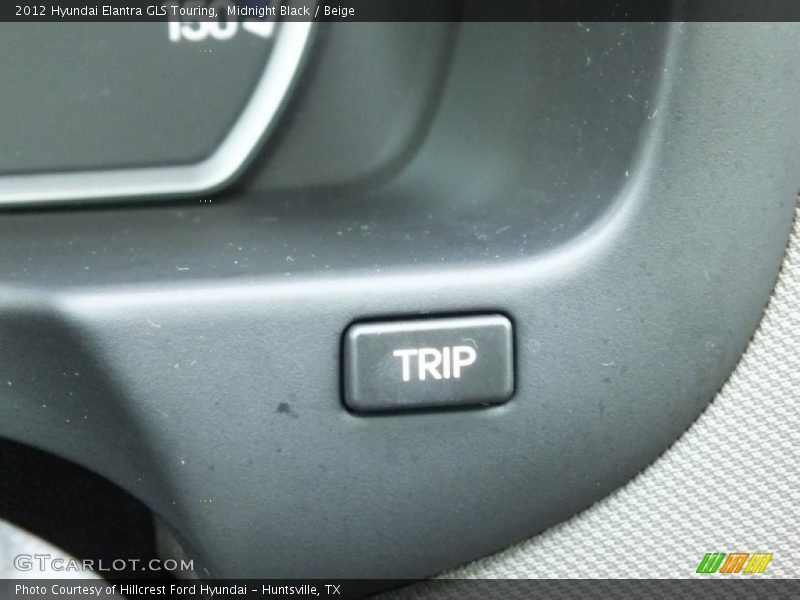 Midnight Black / Beige 2012 Hyundai Elantra GLS Touring