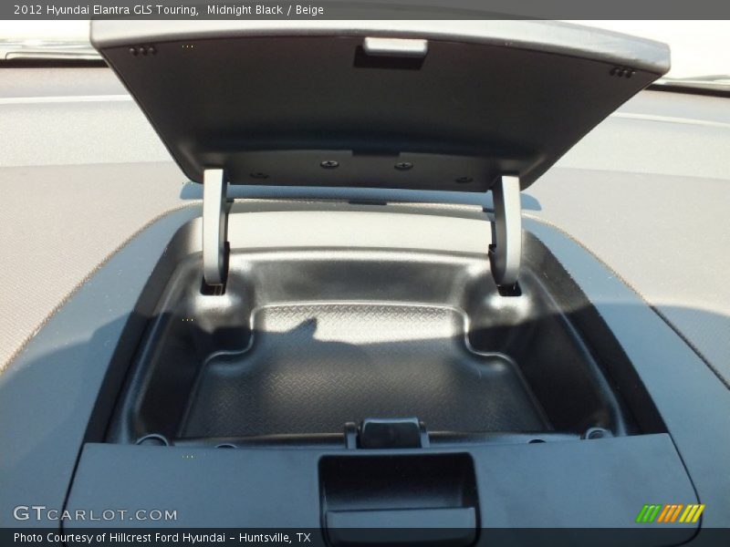 Midnight Black / Beige 2012 Hyundai Elantra GLS Touring