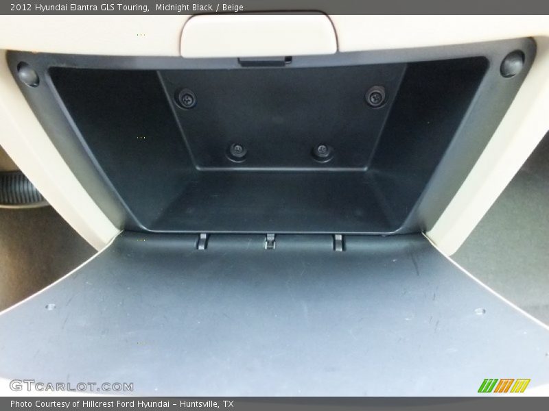 Midnight Black / Beige 2012 Hyundai Elantra GLS Touring