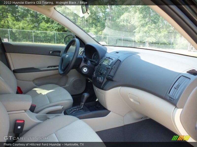 Midnight Black / Beige 2012 Hyundai Elantra GLS Touring