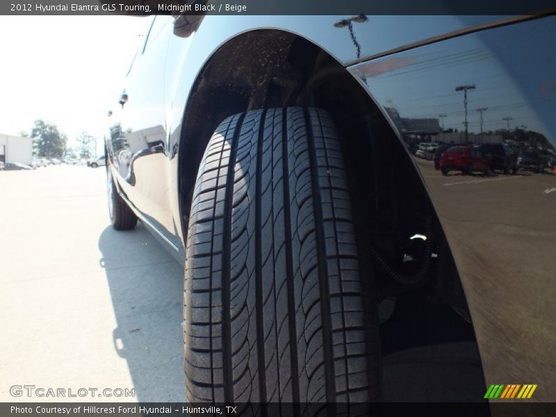 Midnight Black / Beige 2012 Hyundai Elantra GLS Touring