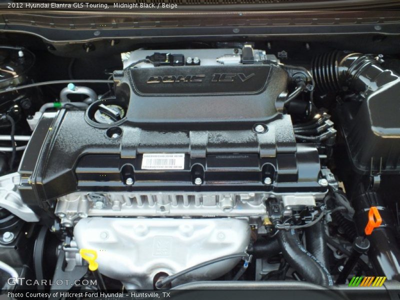Midnight Black / Beige 2012 Hyundai Elantra GLS Touring