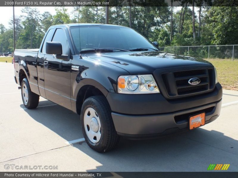 Black / Medium/Dark Flint 2008 Ford F150 XL Regular Cab