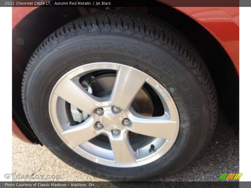 Autumn Red Metallic / Jet Black 2012 Chevrolet Cruze LT