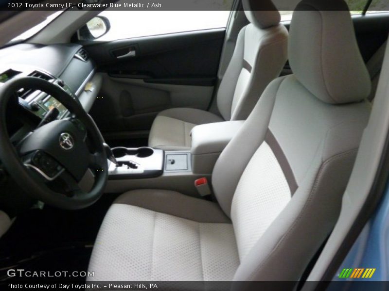 Clearwater Blue Metallic / Ash 2012 Toyota Camry LE