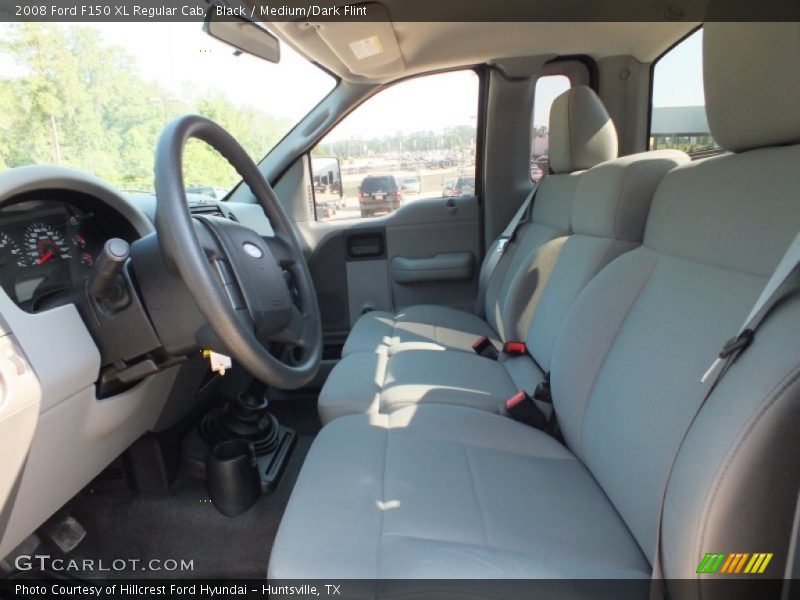 Black / Medium/Dark Flint 2008 Ford F150 XL Regular Cab