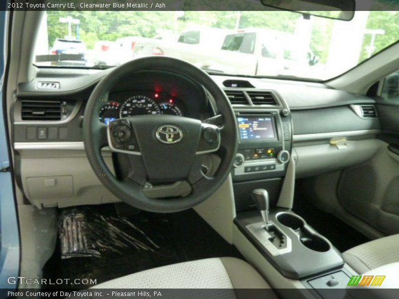 Clearwater Blue Metallic / Ash 2012 Toyota Camry LE