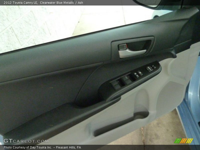 Clearwater Blue Metallic / Ash 2012 Toyota Camry LE